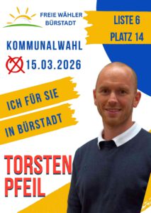 Torsten Pfeil Kandidat Freie Wähler Bürstadt